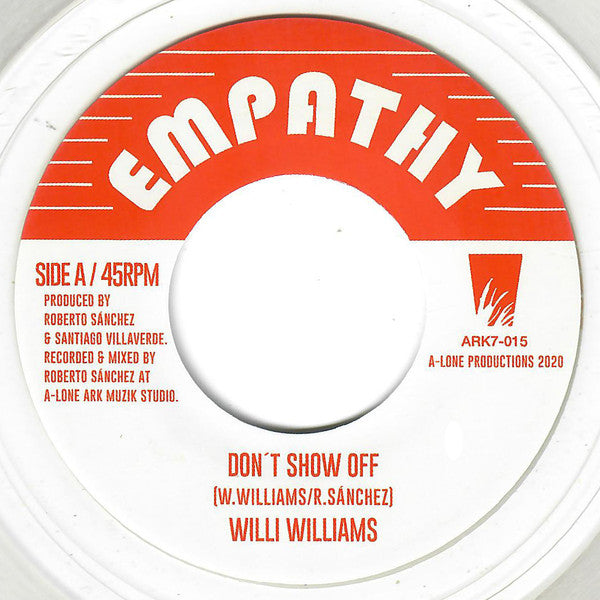 Willi Williams / Lone Ark Riddim Force : Don't Show Off / Messenger Dub (7", Single, CLE)