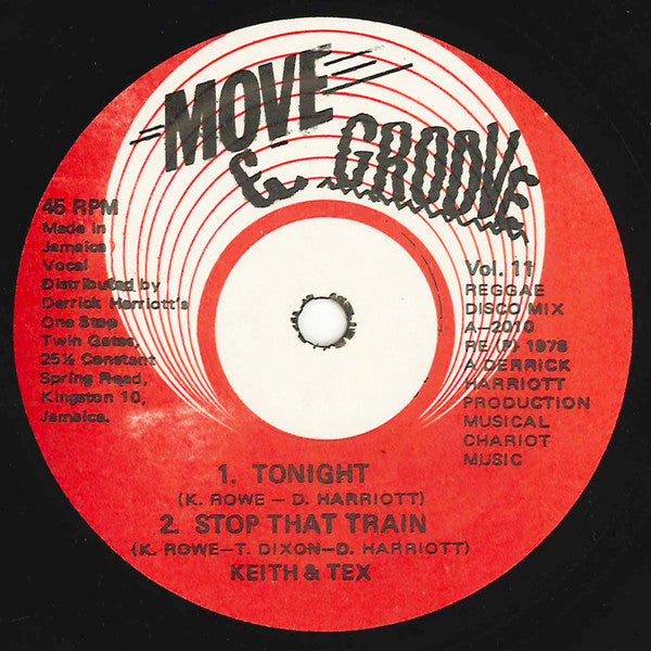 Keith & Tex : Tonight / Stop That Train (12")