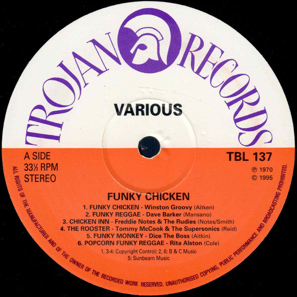 Various : Funky Chicken (LP, Comp, RE)