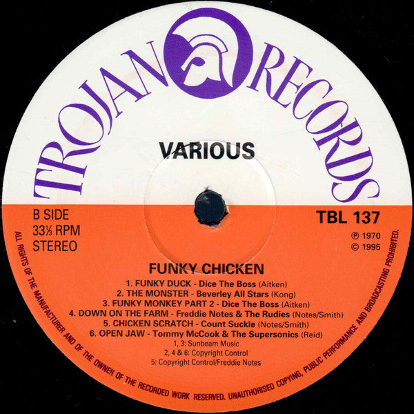 Various : Funky Chicken (LP, Comp, RE)