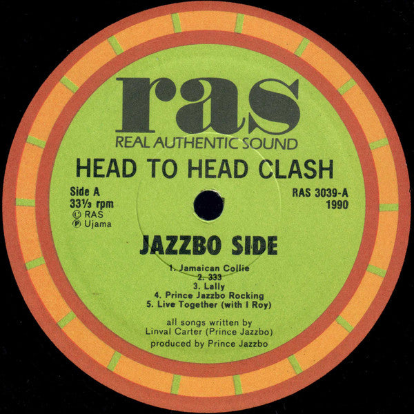 Prince Jazzbo And I Roy* : Head To Head Clash (LP, Album)
