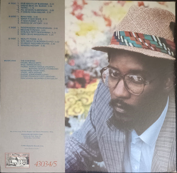 Linton Kwesi Johnson : In Concert With The Dub Band (2xLP, Album, Gat)