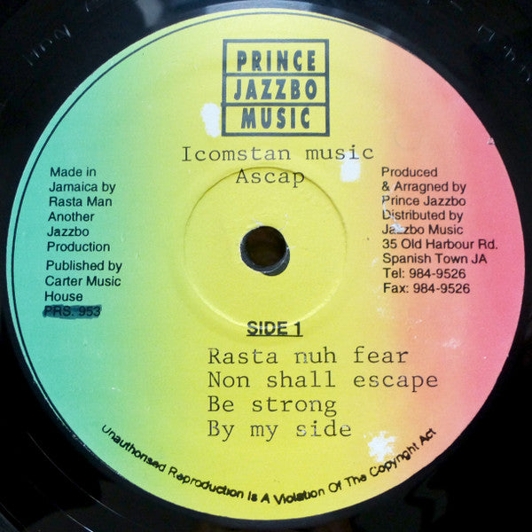Johnny Clarke : Rasta Nuh Fear (LP, Album)