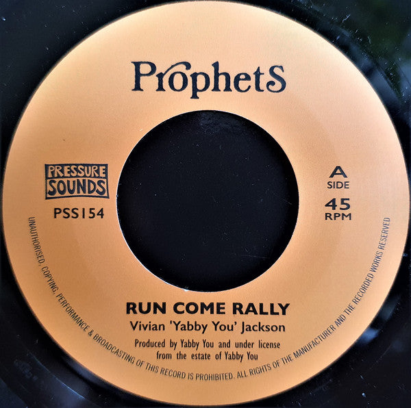 Vivian Jackson : Run Come Rally  (7", RE)