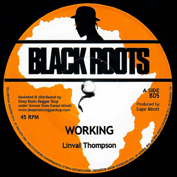 Linval Thompson : Working (7", Ltd)