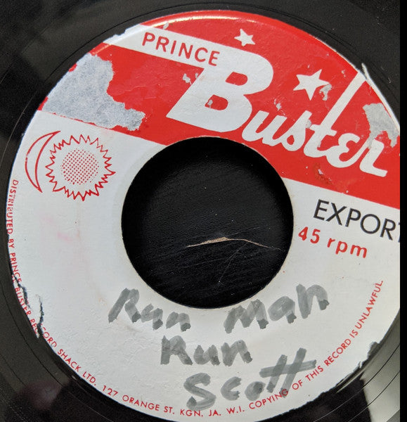 Prince Buster & Prince Buster's All Stars : Run Man Run / Danney Dane & Lorainne (7", Single, RE)