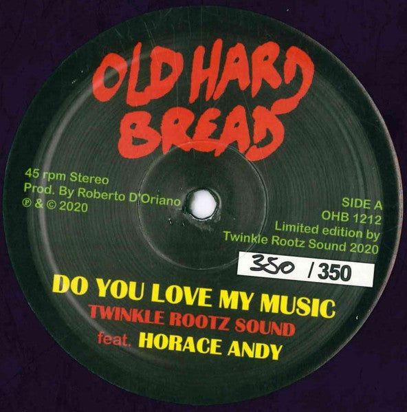 Twinkle Rootz Sound Feat. Horace Andy : Do You Love My Music (12", Ltd)