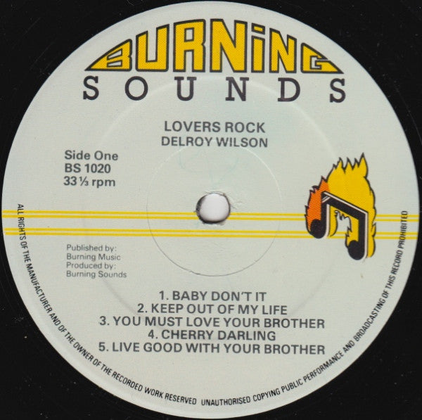 Delroy Wilson : Lovers' Rock (LP, Album)