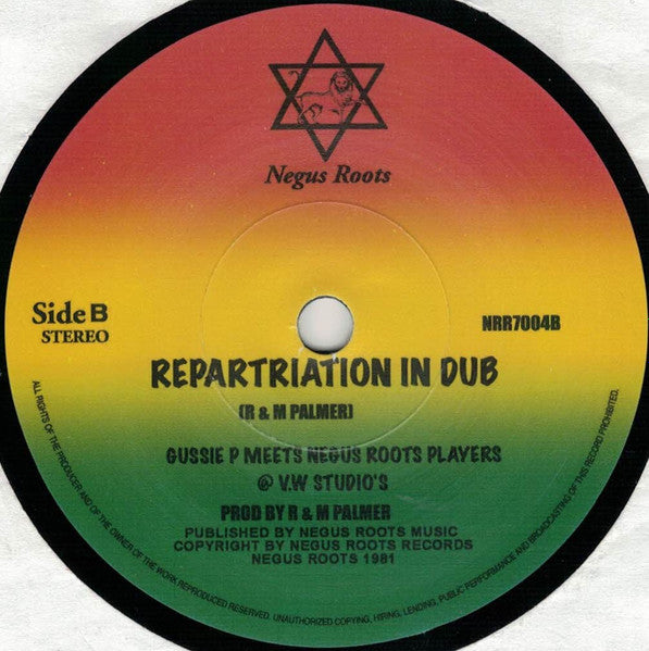 Horace Martin : Repartriation  (7", Single)