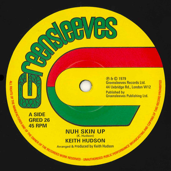 Keith Hudson : Nuh Skin Up (12", RE)