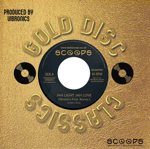 Vibronics Feat. Boney L : Jah Light, Jah Love (7", Ltd, RE)