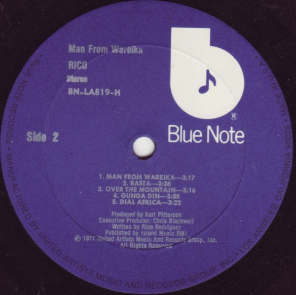 Rico* : Man From Wareika (LP, Album)