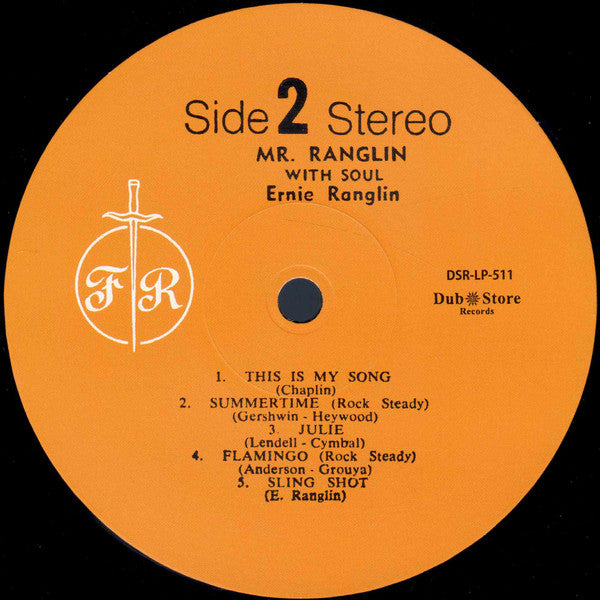 Ernest Ranglin : Mr. Ernie Ranglin With Soul (LP, Album, RE)
