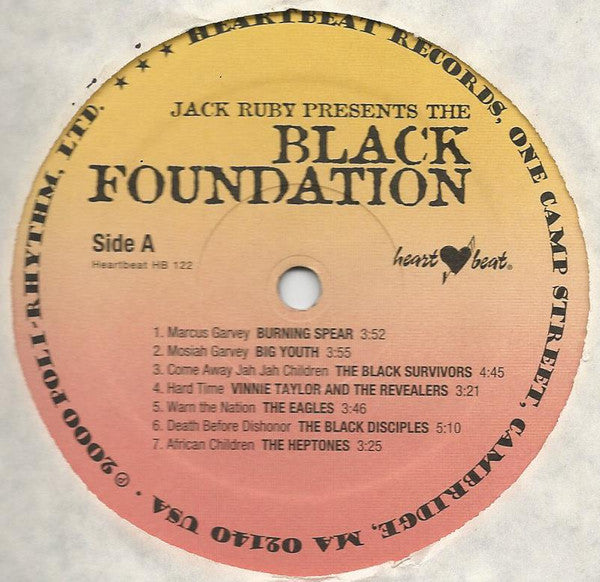 Various : Jack Ruby Presents The Black Foundation (LP, Comp)