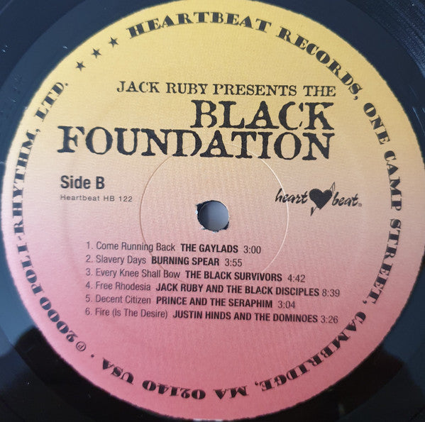 Various : Jack Ruby Presents The Black Foundation (LP, Comp)
