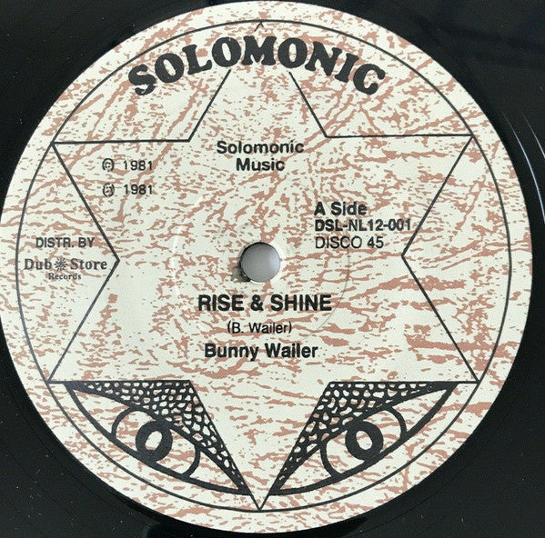 Bunny Wailer : Rise & Shine (12", Ltd, RE, RP)