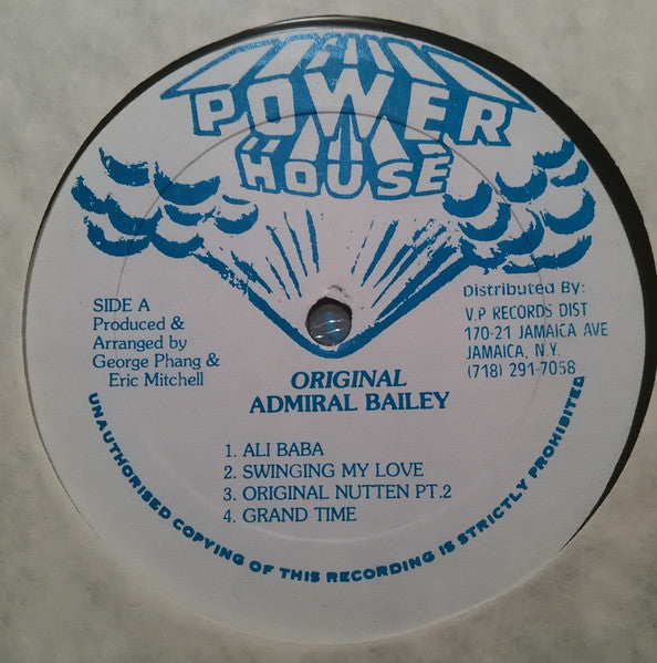Admiral Bailey : Original (LP, Album)