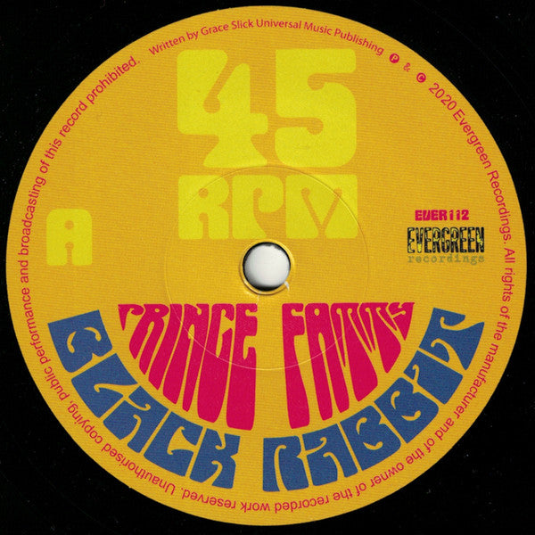 Prince Fatty And Shniece McMenamin : Black Rabbit (7", Single)