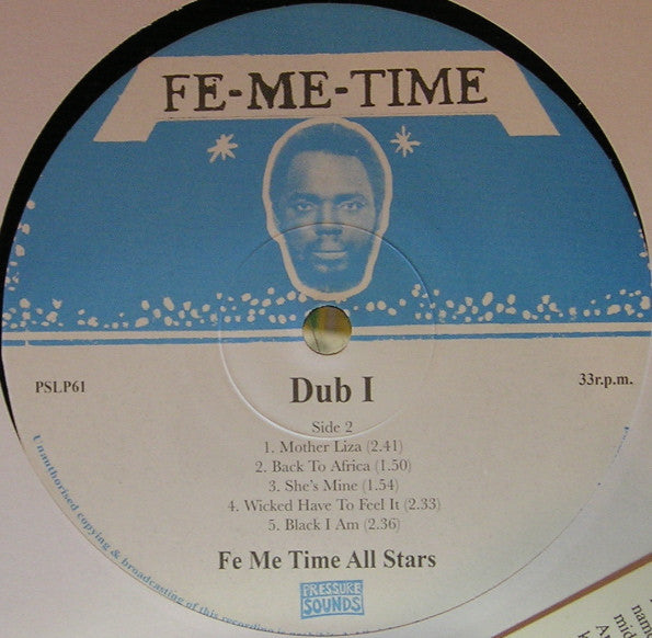 Jimmy Radway & The Fe Me Time All Stars : Dub I (LP, Album, RE)
