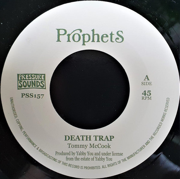 Tommy McCook : Death Trap (7", RE)
