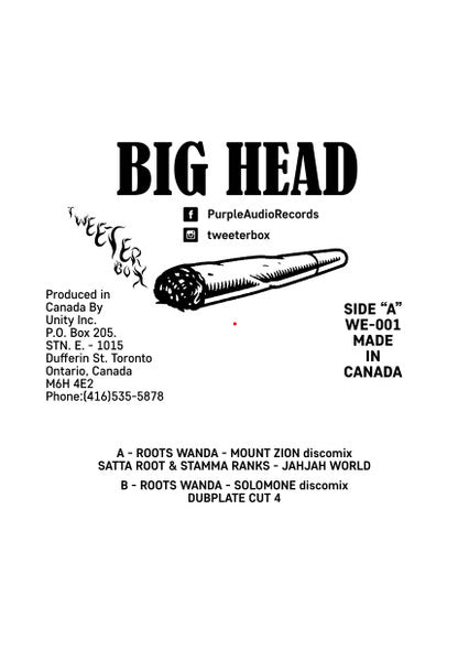 Roots Wanda* : Tweeter Box Presents King Culture Vol 3 - Vintage Horns (12", Ltd, Pic)