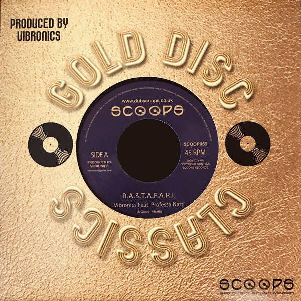 Vibronics Feat. Prof. Natty : R.A.S.T.A.F.A.R.I. (7", Ltd, RE)