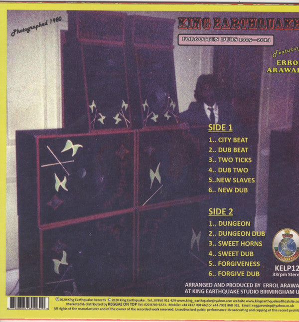 King Earthquake : Forgotten Dubs 2005-2014 (LP, Comp)