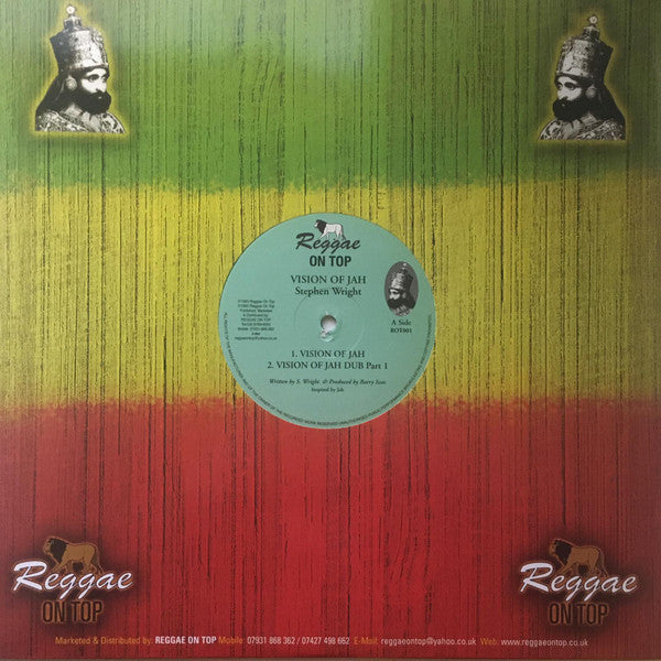 Steven Wright : Visions Of Jah   (12", RP, Gre)
