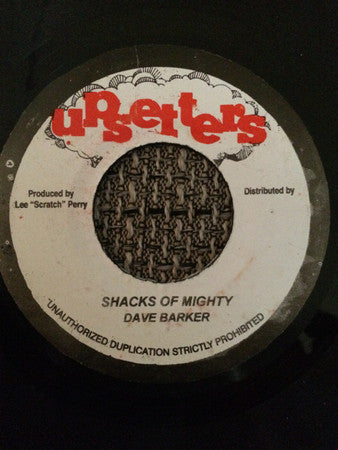 Dave Barker (2) : Shacks Of Mighty / Prisoner Of Love  (7", Single, Mono, RP)