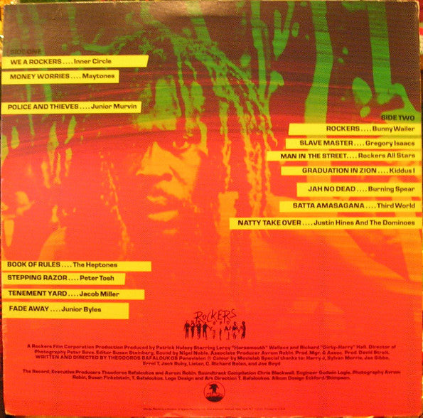 Various : Rockers (Original Soundtrack Recording) (LP, Comp)