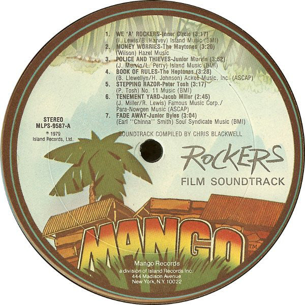 Various : Rockers (Original Soundtrack Recording) (LP, Comp)