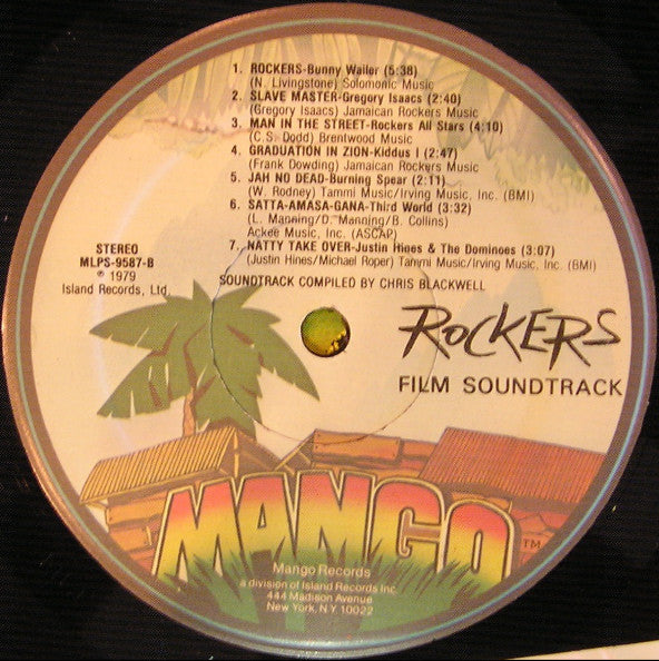 Various : Rockers (Original Soundtrack Recording) (LP, Comp)