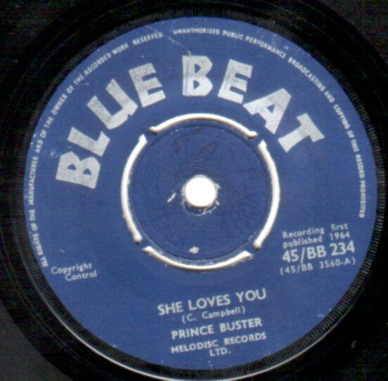 Prince Buster : She Loves You / Healing (7", Single)