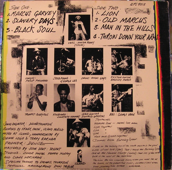 Burning Spear : Live (LP, Album)