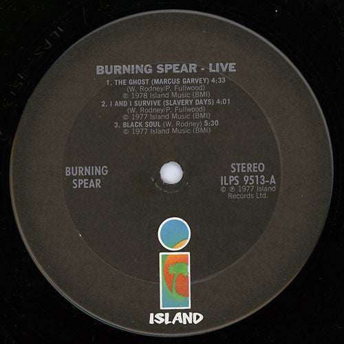 Burning Spear : Live (LP, Album)