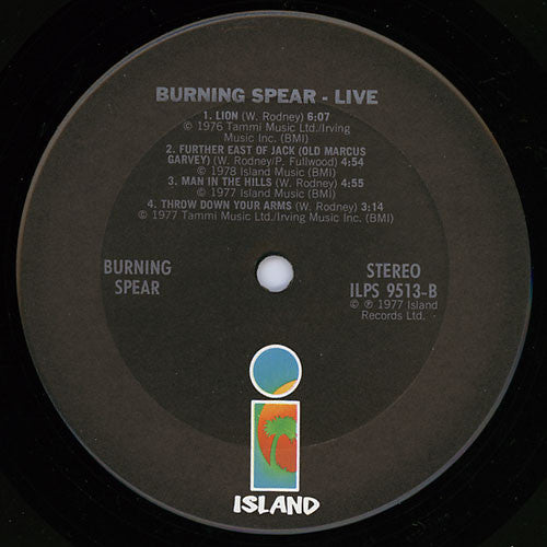 Burning Spear : Live (LP, Album)