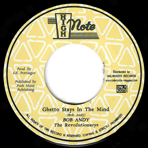 Bob Andy And The Revolutionaries : Ghetto Stays In The Mind (7")