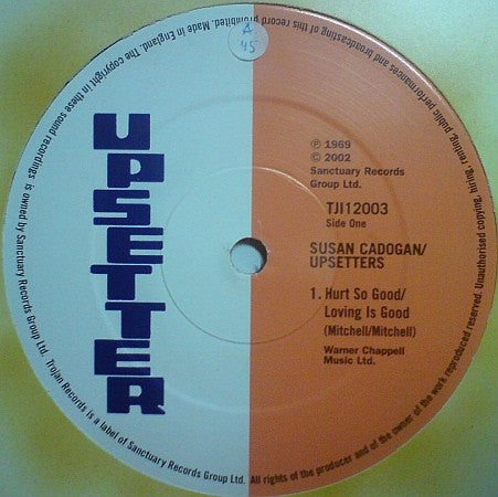 Susan Cadogan / Upsetters* : Hurt So Good / Fever (12", RE)