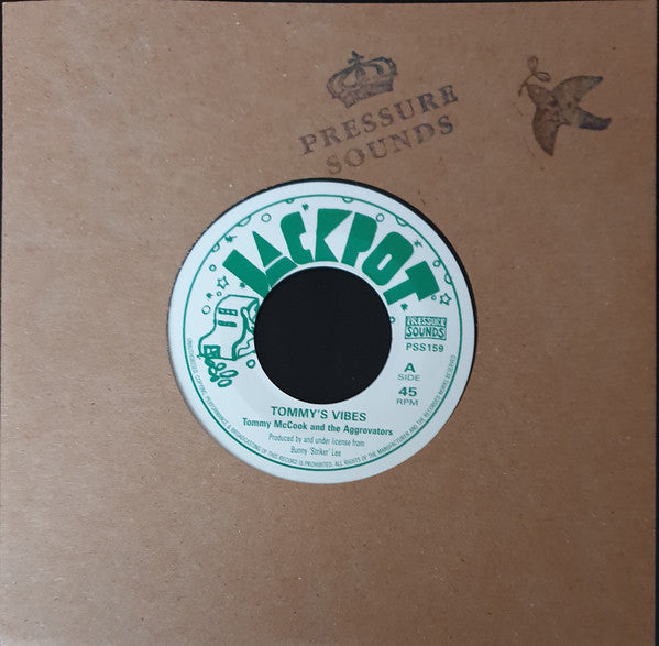 Tommy McCook And The Aggrovators : Tommy's Vibes (7")