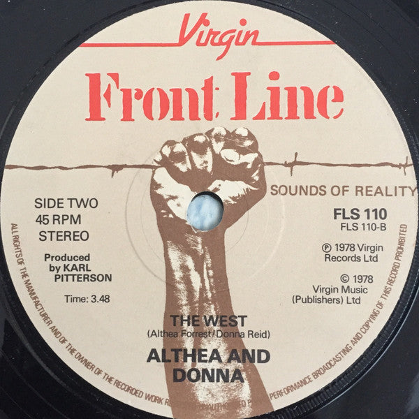 Althea And Donna* : Going To Negril  (7", Single)