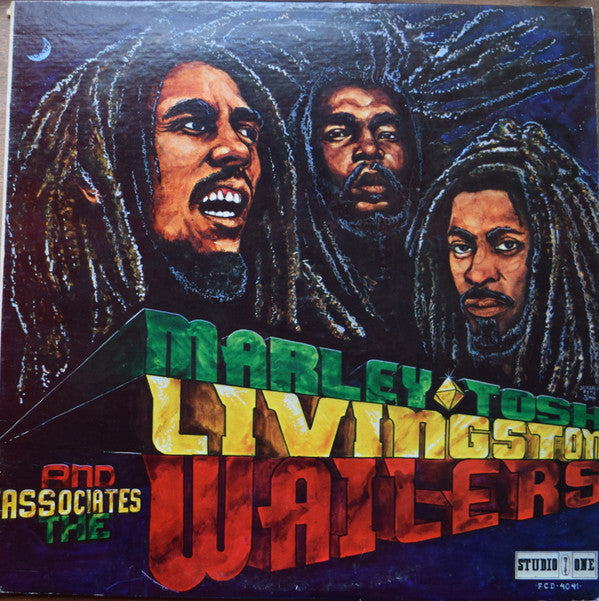 Marley*, Tosh*, Livingston*, The Wailers : Marley, Tosh, Livingston And Associate (LP, Comp, Red)