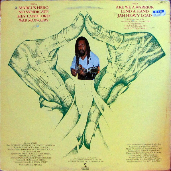 Ijahman Levi : Culture Country (LP, Album, RP)