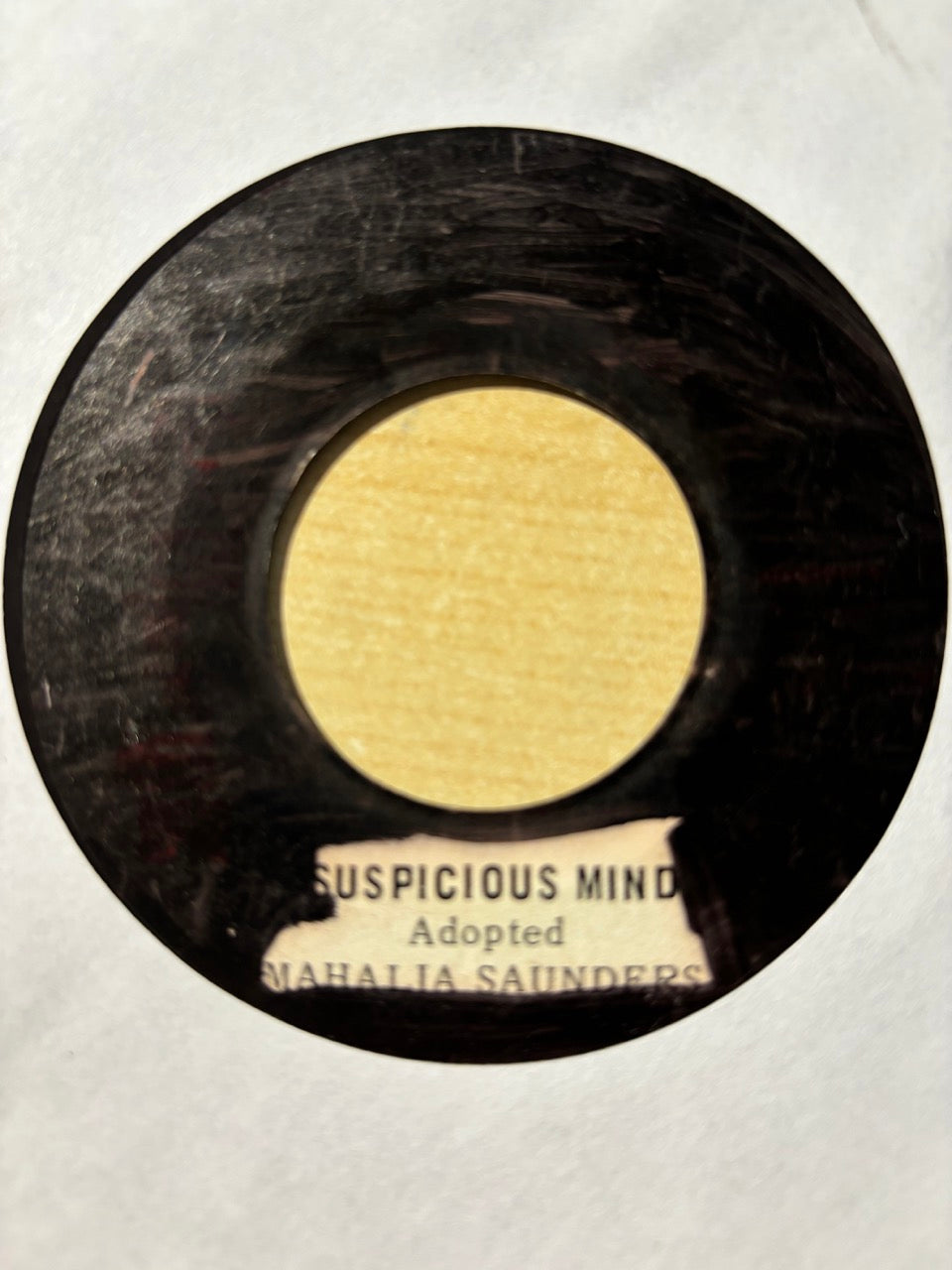 Mahalia Saunders : Suspicious Mind (7")