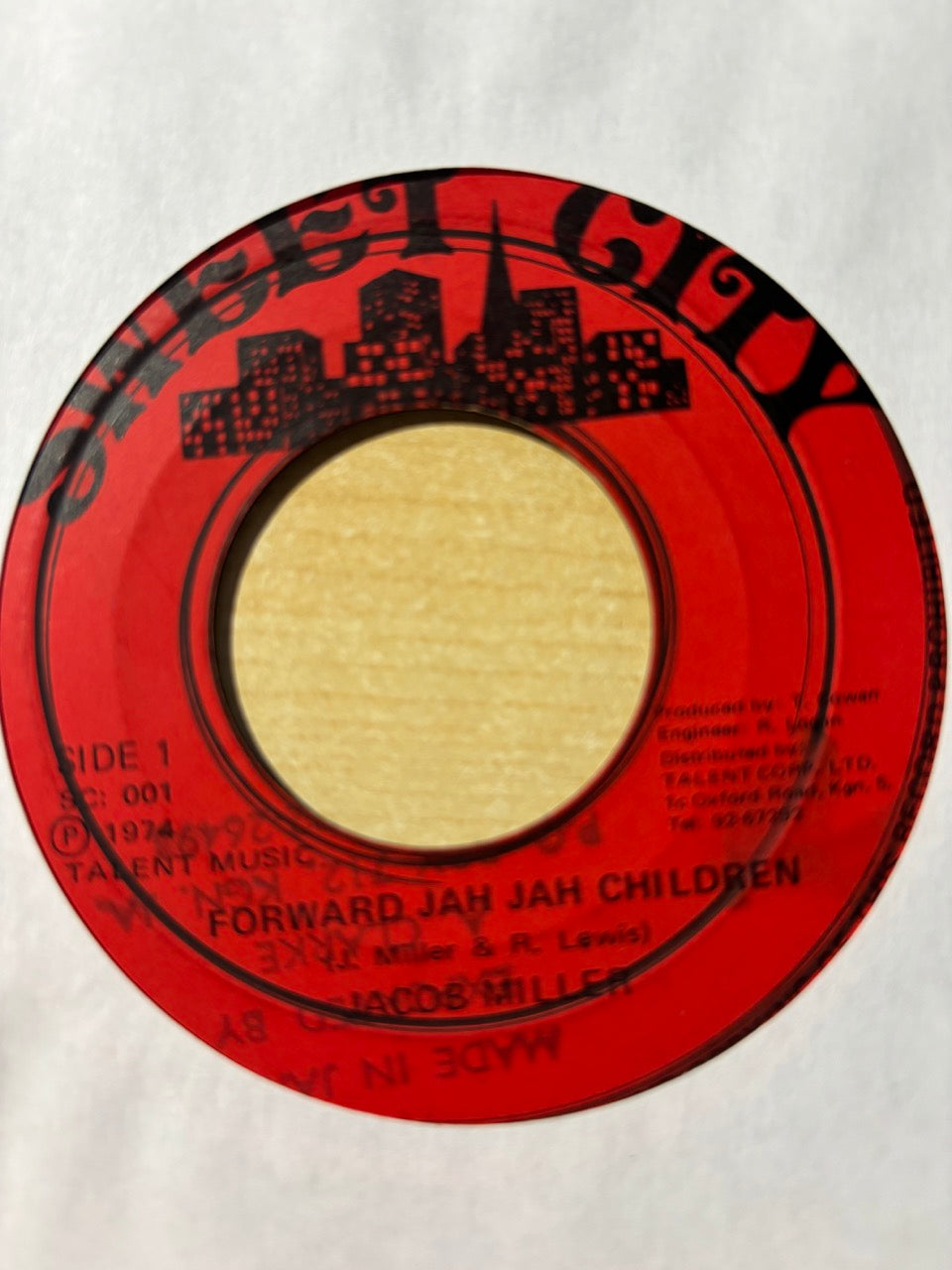 Jacob Miller / Inner Circle : Forward Jah Jah Children / Jah Jah Dub (7")