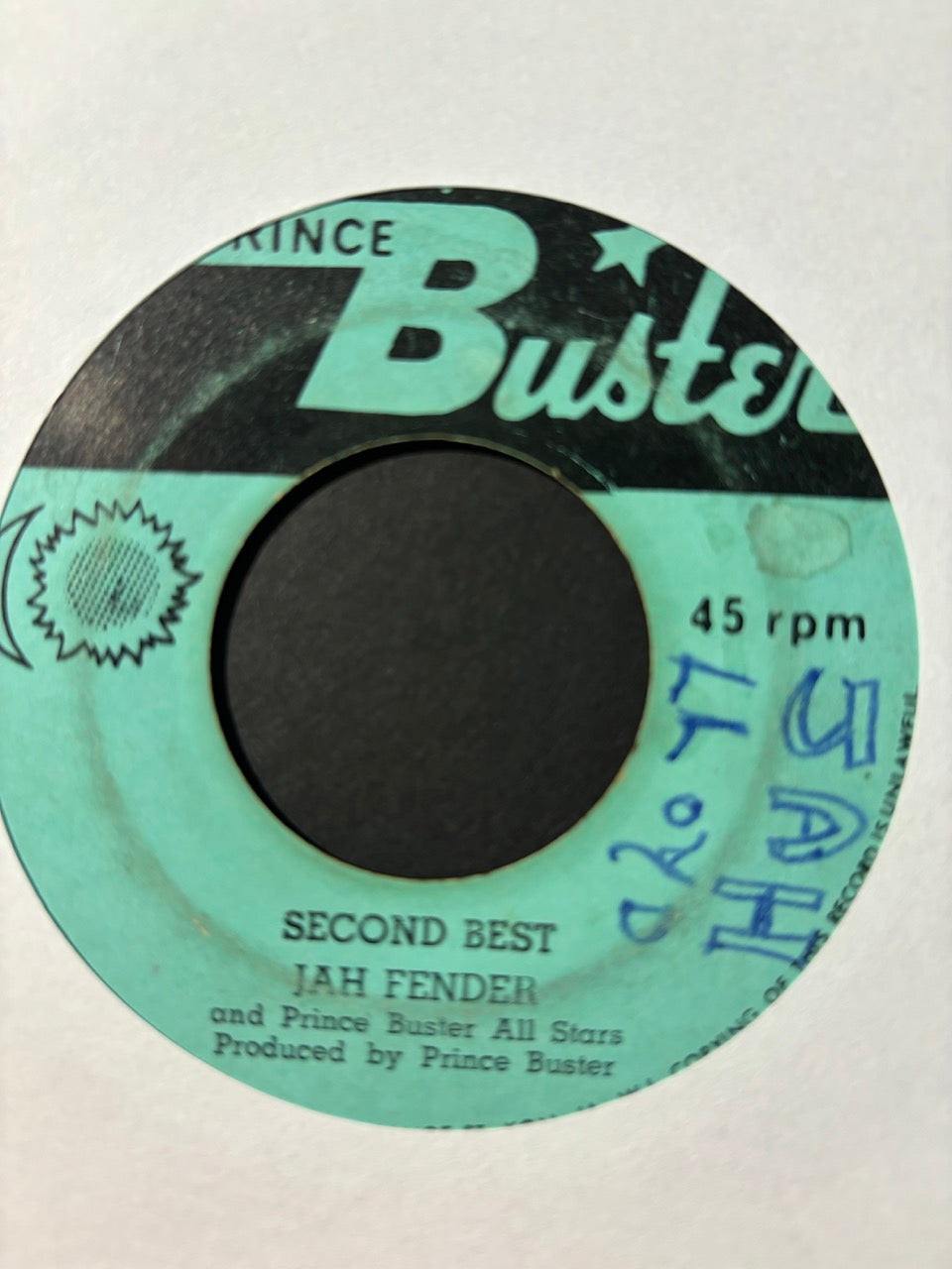 Jah Fender / Prince Buster : Second Best /  Big Five (7")