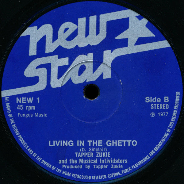 Tapper Zukie And The Musical Intividators* : New Star  (7")