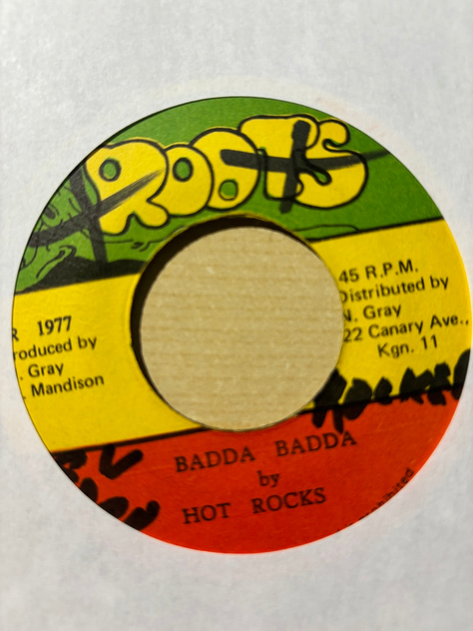 Hot Rocks (3) : Badda Badda (7")