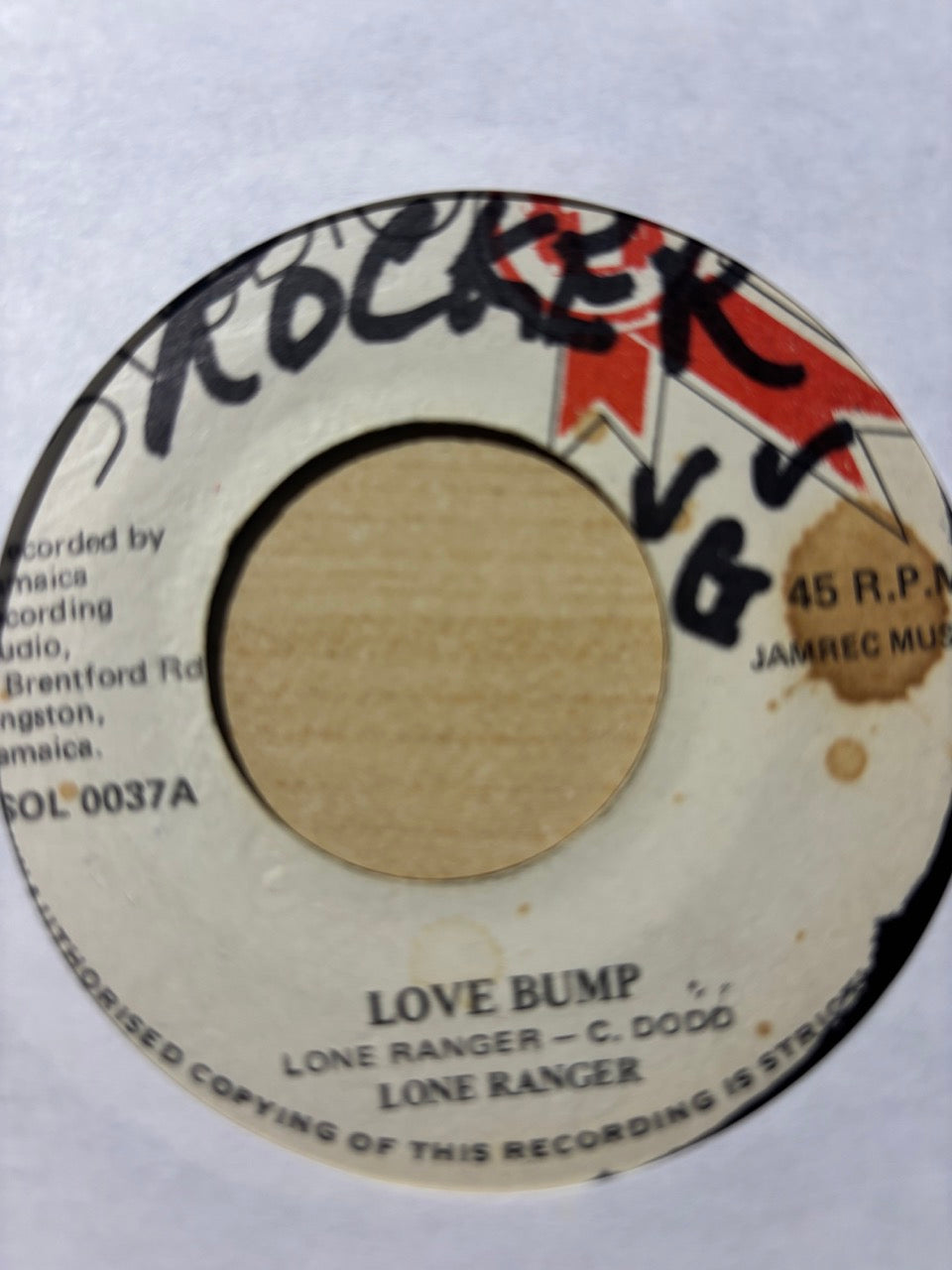 Lone Ranger / Brentford Rockers : Love Bump (7", Red)