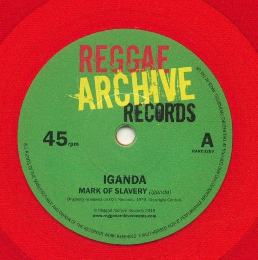 Iganda : Mark Of Slavery / Slow Down (7", Ltd, RE, RP, Tra)