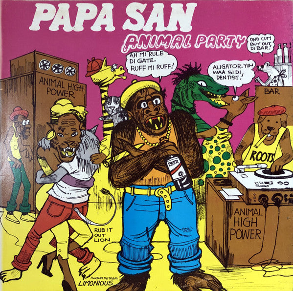 Papa San : Animal Party (LP, Album)